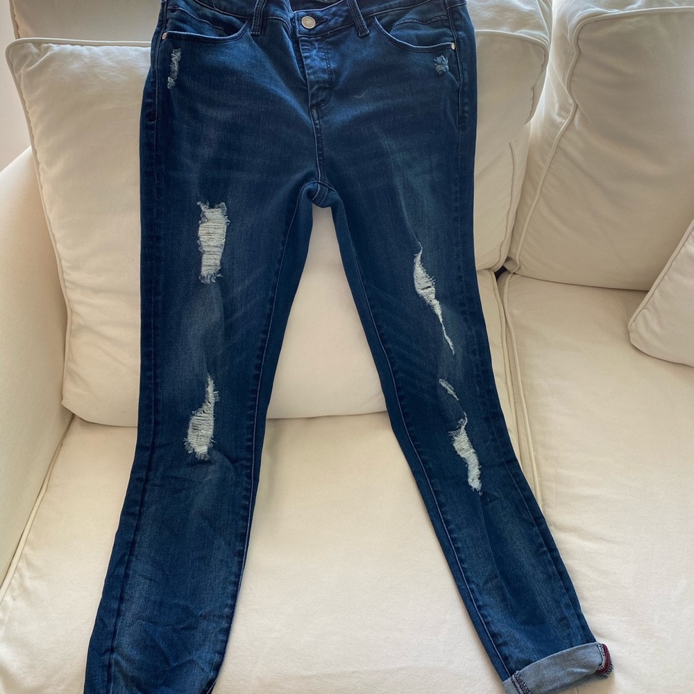 Bebe Distressed jeans